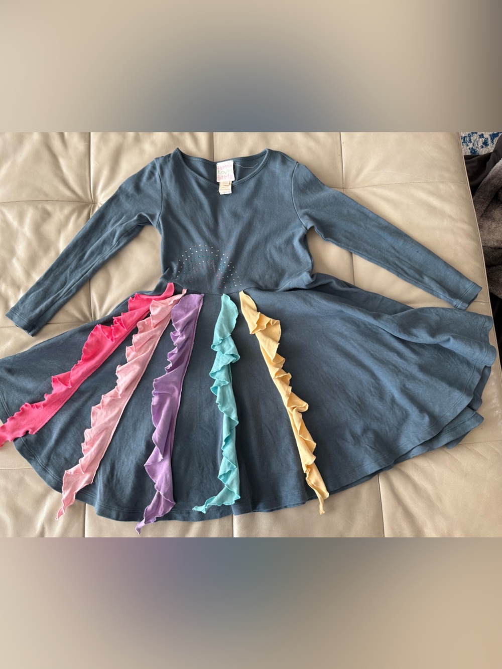 Lemon Loves Lime Pink & Green Logo Kids Top